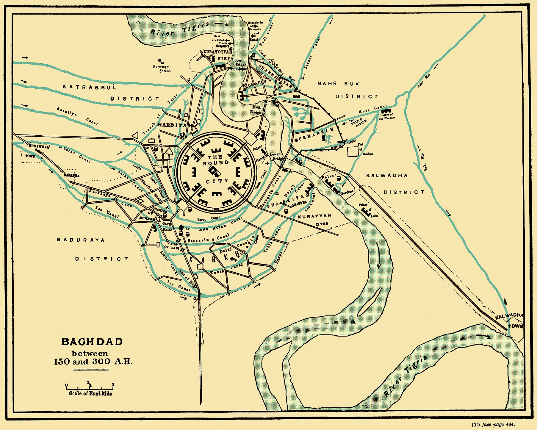 Peta Kota Baghdad Pada Masa Kekhalifahan Abbasiyah Pada Masanya 211204203002 230 