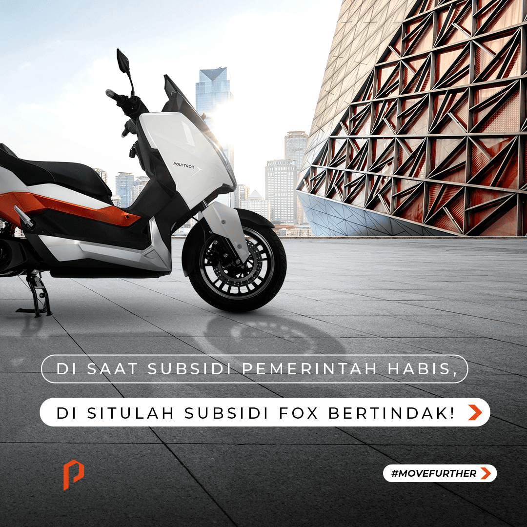 POLYTRON Tawarkan Gratis Sewa Baterai Motor Listrik Setahun
