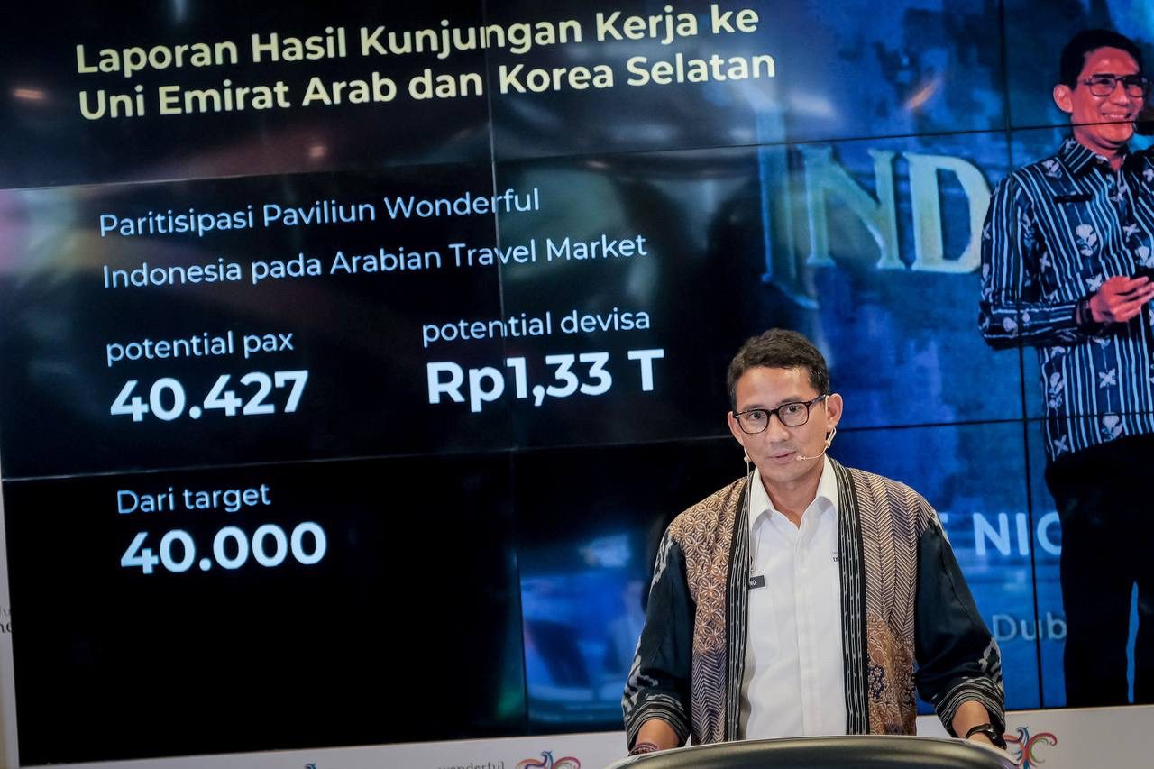 Sandiaga Paparkan Hasil Kunjungan ke Uni Emirat Arab dan Korea Selatan