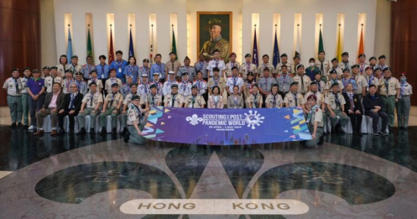 Gerakan Pramuka Indonesia di ajang International Scout Youth Forum 2023 yang digelar di Hong Kong diwakili oleh Faza Fahimatul ‘Ilmiyah, pramuka dari Universitas Indonesia. Foto : pramuka.id