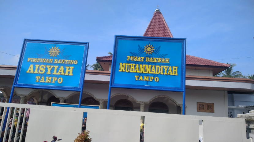 Plang Muhammadiyah dan Aisyiyah Tampo resmi berdiri kembali.