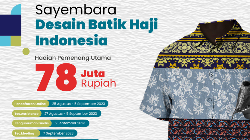 Kemenag mengundang semua pihak mengikuti Sayembara Desain Batik Haji Indonesia. Foto : kemenag