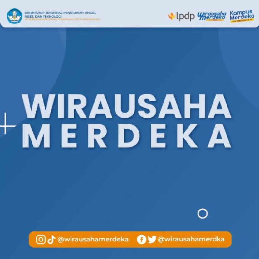 Program Wirausaha Merdeka adalah bagian dari program Kampus Merdeka Kemendikbudristek yang diselenggarakan berkolaborasi dengan 17 perguruan tinggi. Foto : IG wirausahamerdeka