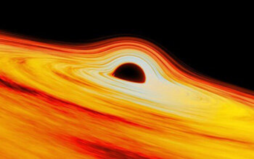 Empat bintang jauh mengorbit lubang hitam 4,3 juta kali lebih besar dari matahari. Gambar: Observatorium Gemini Internasional /NOIRLab /NSF/AURA