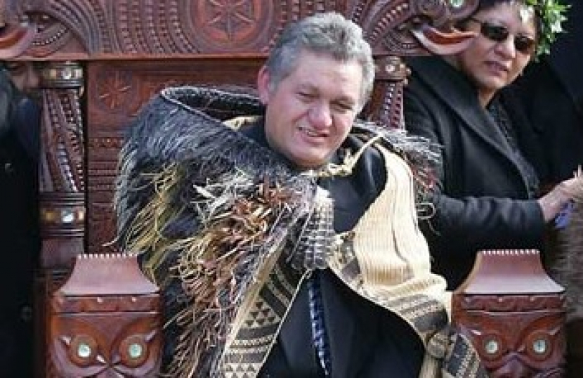 Raja Maori Te Arikinui Tūheitia Paki saat baru dilantik 2006 (teara.govt.nz)
