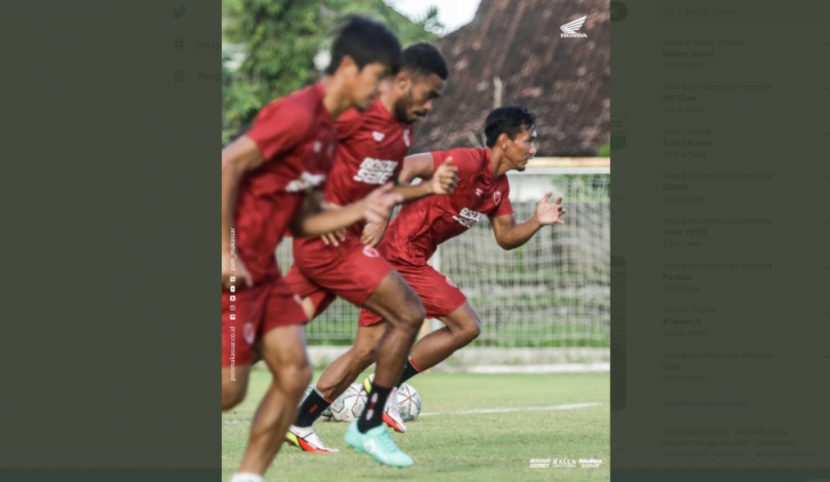 PSM Makassar membutuhkan tiga poin untuk mengamankan posisinya dari ancaman degradasi. (Twitter/@PSM_Makassar)