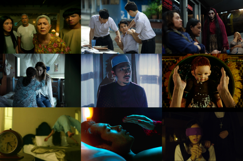 Potongan gambar adegan film-film horor Asia Tenggara. Sumber: Netflix. 