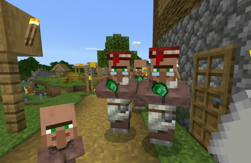 Minecraft. Trading Emeralds. Foto Windows Central