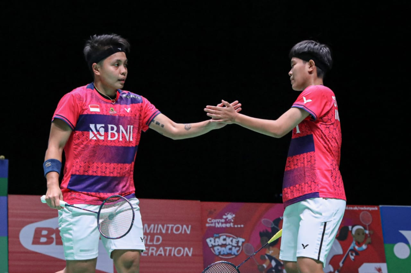 Indonesia mengirimkan dua wakilnya, Apriyani Rahayu/Siti Fadia Silva Ramadhanti dan Gregoria Mariska Tunjung ke babak semifinal Swiss Open 2023.