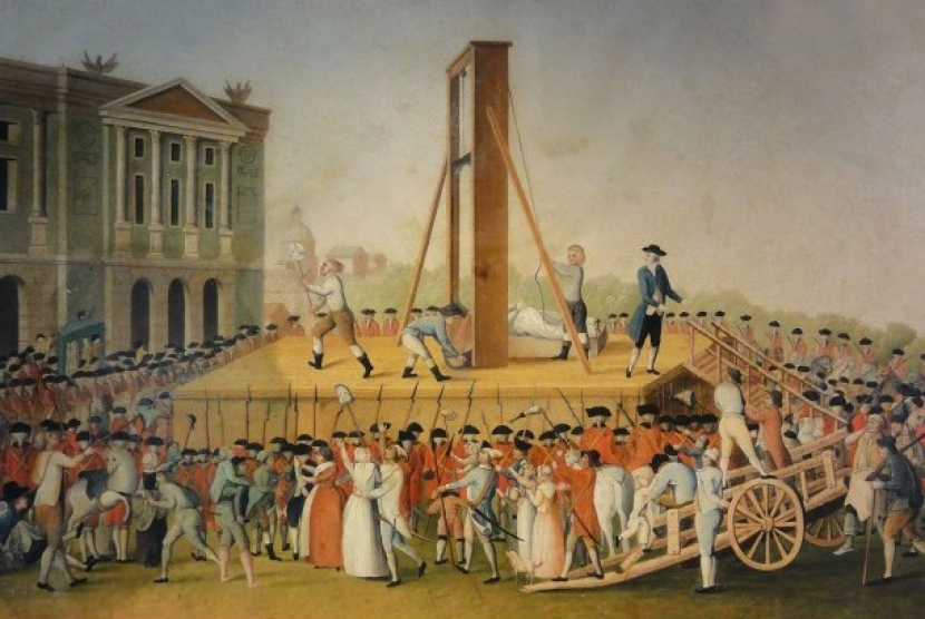Lukisan eksekusi mati di Prancis pada Abad ke-17. (foto: ilustrasi)