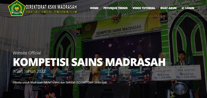 Pengumuman hasil Kompetisi Sains Madrasah (KSM) tingkat Kabupaten/Kota dilaksanakan 18 Agustus 2022.  Foto : ksm