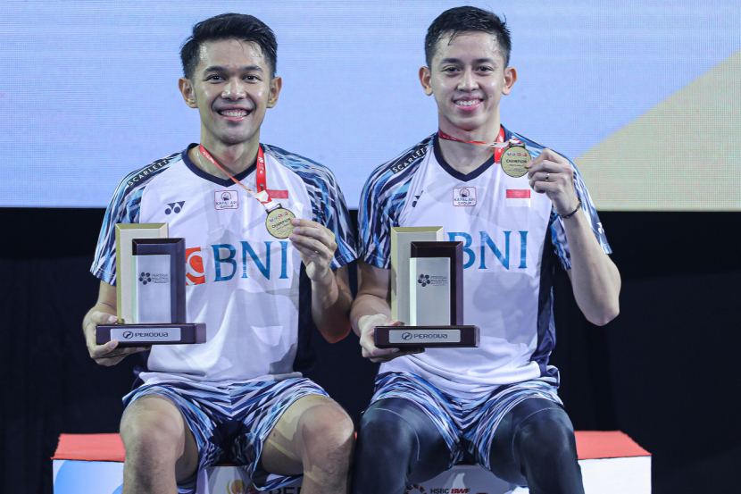 Fajar Alfian/Muhammad Rian Ardianto menjuarai Denmark Open 2022, turnamen kelas Super 750 untuk pertama kalinya.