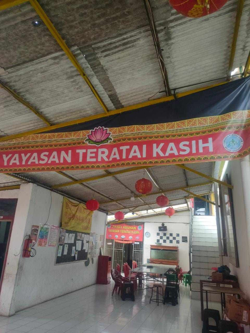 Panti Asuhan Yayasan Teratai Kasih Vihara Buddha Dharma & 8 Pho Sat, Desa Tonjong, Kecamatan Tajur Halang, Bogor, Jawa Barat, (26/02/2023). Foto: Dokumen pribadi