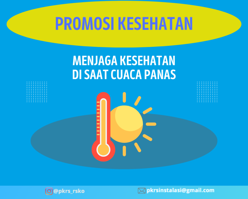 Cuaca Panas, Ini Dia TIpsnya Agar Tetap Sehat