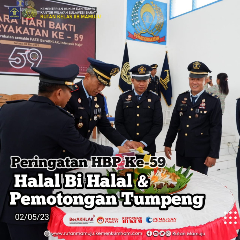 Peringatan HBP KE-59, Halal Bi Halal Dan Pemotongan Tumpeng