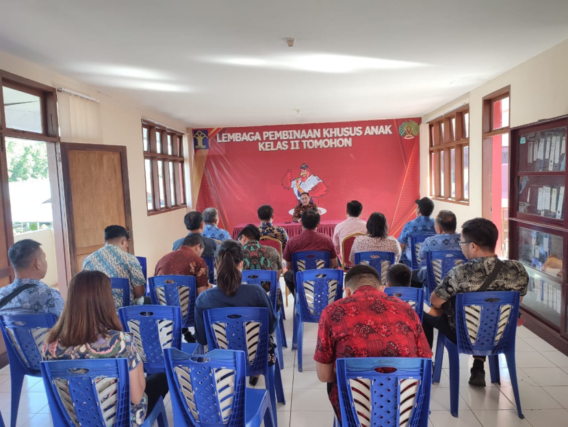 LPKA Tomohon Gelar Rapat Evaluasi Dan Rencana Kerja