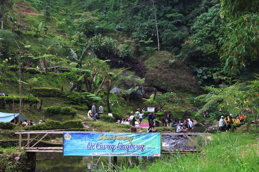 Wisata Alam Curug Bugbrug, Desa Kertawangi, Kecamatan Cisarua, Lembang, Bandung Barat, Jumat (2/6/2023). Foto: M. Kakang Kariman/ Dokumen Pribadi.