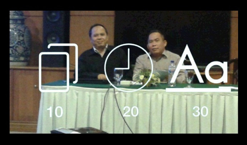 Foto: Presentasi Bung Maja 2015