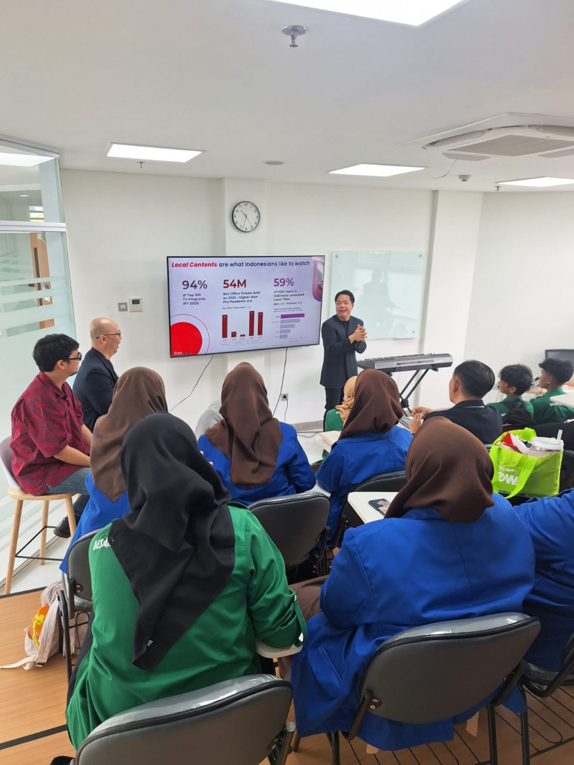 Acara Open House Akademi Televisi Indonesia (ATVI) di kampus baru ATVI-IMDE, Komplek Emtek City, Jakarta, Rabu (19/6/2024). (Foto: AVTI)