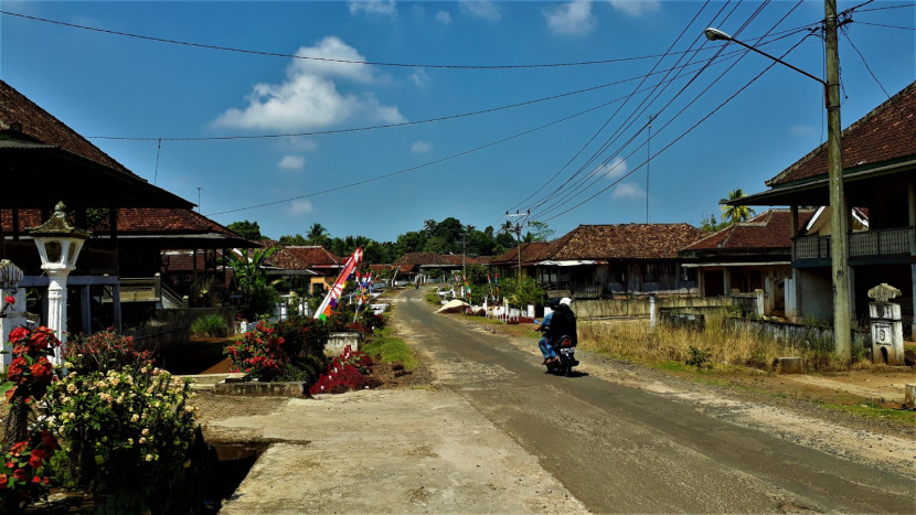 Suasana Desa Wana, Kecamatan Melinting, Kabupaten Lampung Timur, Lampung. (Foto: Mursalin Yasland)