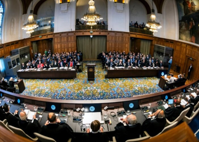 Sidang ICJ mengeluarkan putusan sela yang memerintahkan Israel mengambil tindakan untuk mencegah genosida. (X/@CIJ_ICJ)