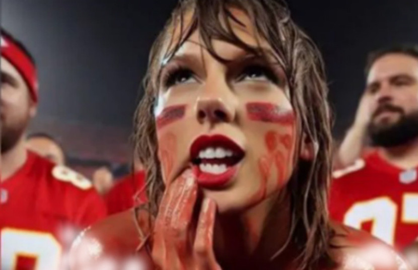 Foto Taylor Swift hasil rekayasa AI/albawaba