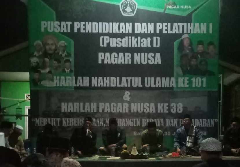 Harlah NU dan Pagar Nusa, dihadiri Pengurus Pimpinan Pusat dan Pimpinan Wilayah Kaltim Pagar Nusa. 