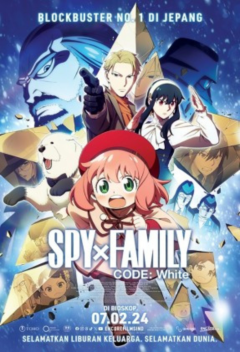 Poster Resmi Spy x Family CODE: White. (Cinema 21)