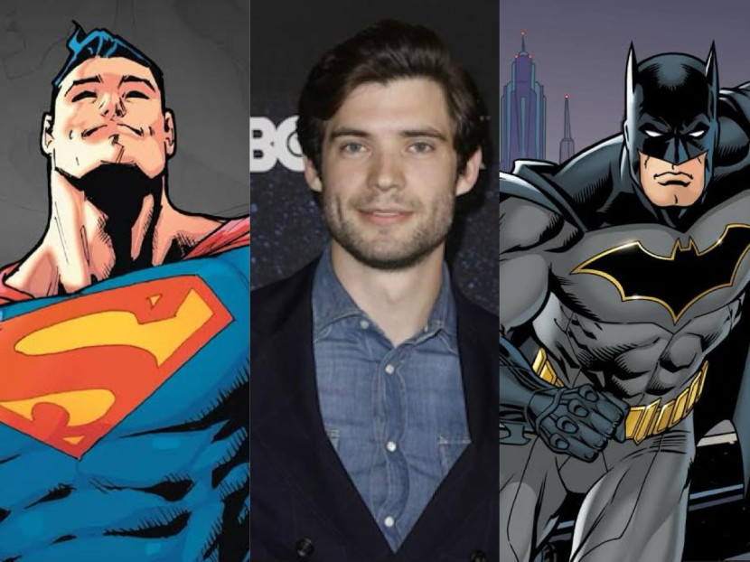 Dari kiri ke kanan: Karakter superhero Superman, aktor David Corenswet, dan Batman. Film terbaru Superman: Legacy yang akan diperankan oleh David Corenswet disebut tidak akan menyertakan Batman ke dalamnya. (Dok. DC/EPA-EFE/Peter Foley)
