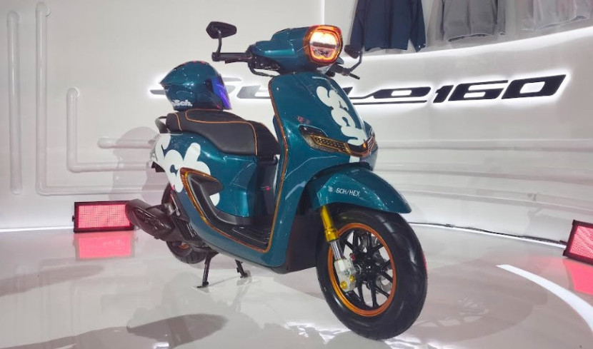 New Honda Stylo 160 setelah dimodifikasi menjadi StyloSch.      dok Motoresto.id