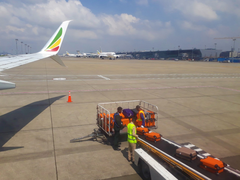 Bandara Internasional Addis Ababa, Ethiopia (dulu bernama Habasyah). (Foto: Mursalin Yasland) 