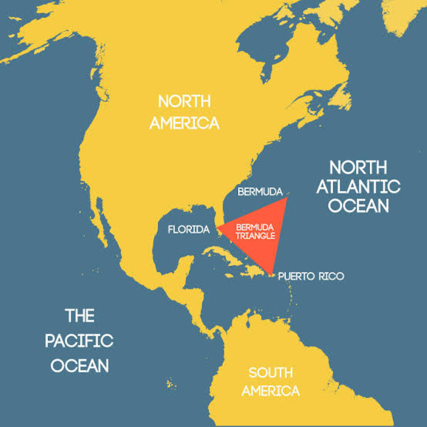 Peta Segitiga Bermuda. (Explorernet)