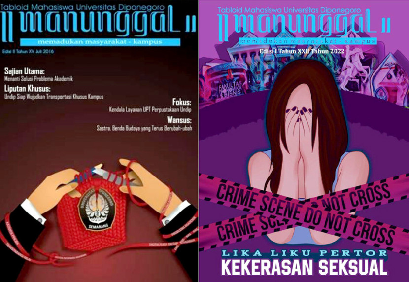 Tabloid Manunggal terbitan Pers Mahasiswa Universitas Diponegoro (Undip)