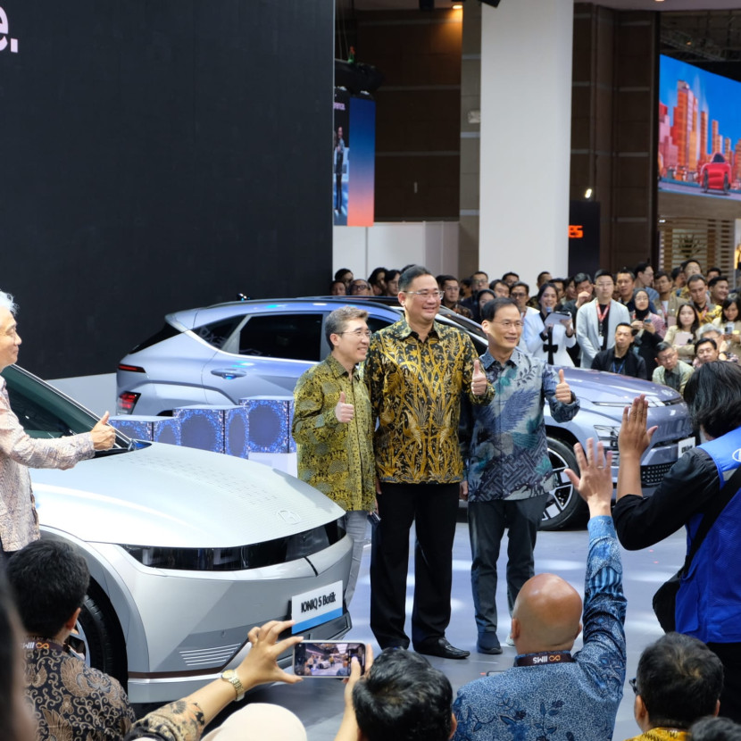 Ketika peluncuran Ioniq 5 dan Kona EV di IIMS 2024. Dok. Motoresto.id