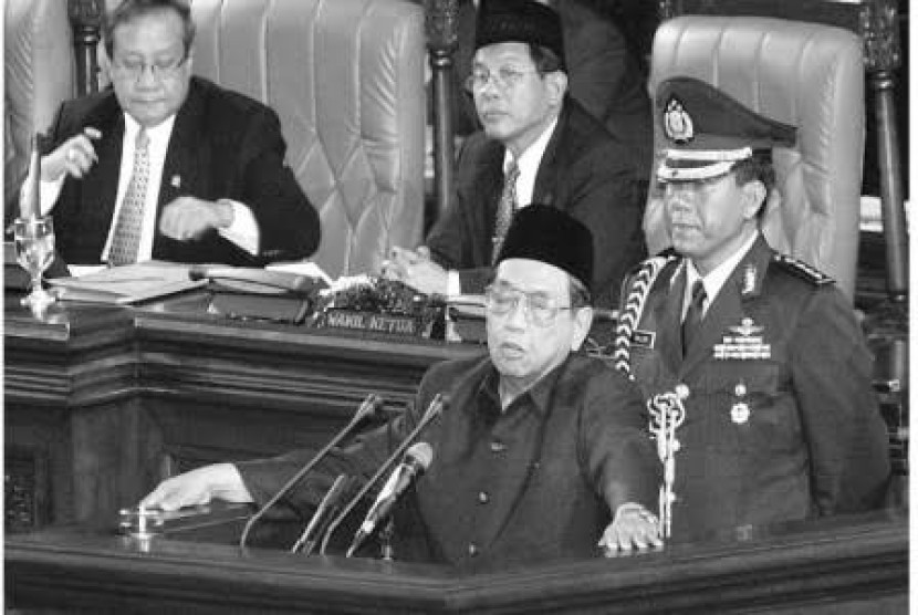 Presiden ke-4 Indonesia KH Abdurrahman Wahid atau Gus Dur. Dok republika