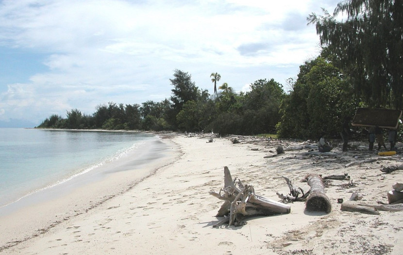 Pulau Nusi Babaruk di Kepulauan Padaido. (Victor Morin/Wikimedia Commons)