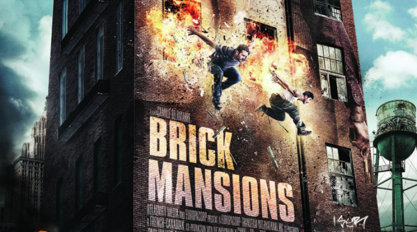 Poster film Brick Mansion. Film kriminal yang dibalut dengan aksi parkour. Foto: IMDB