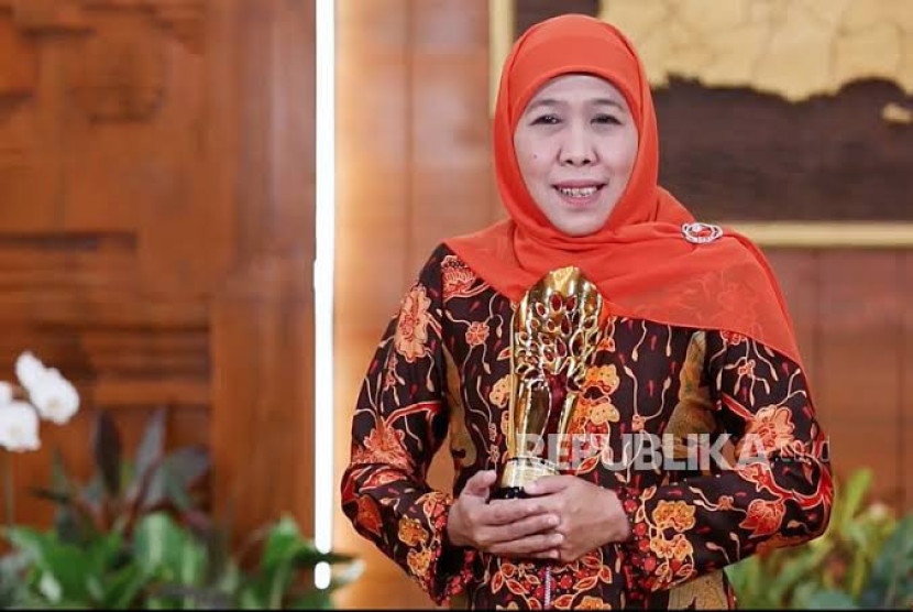 Gubernur Jatim Periode 2019-2024, Khofifah Indar Parawansa. Dok. Republika