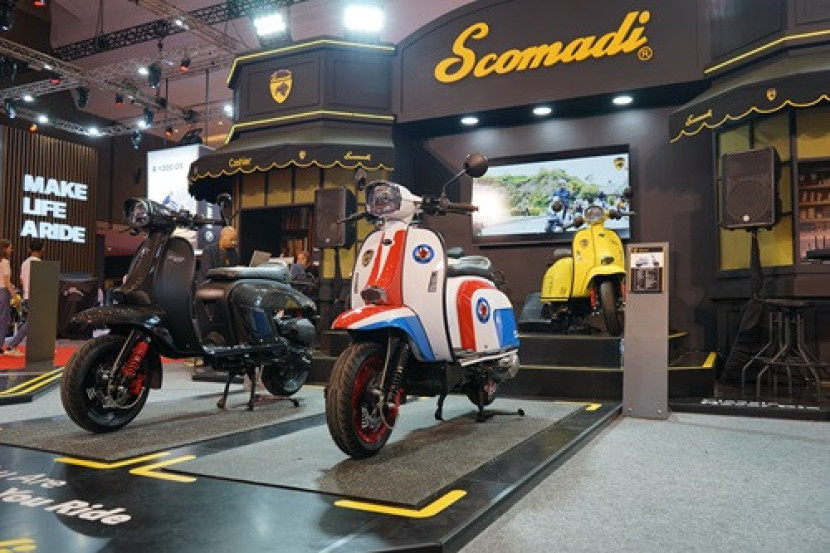 Booth Scomadi di IIMS 2024 Sumber: Scomadi Indonesia