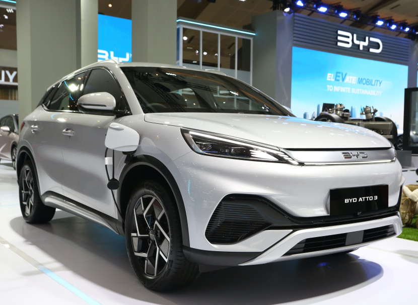 BYD Atto yang hadir di IIMS 2024 Sumber:BYD Indonesia