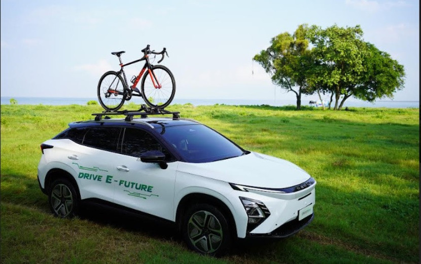 Chery OMODA E5 terpilih menjadi official car Sportel Bali Triathlon   2024.     dok Chery