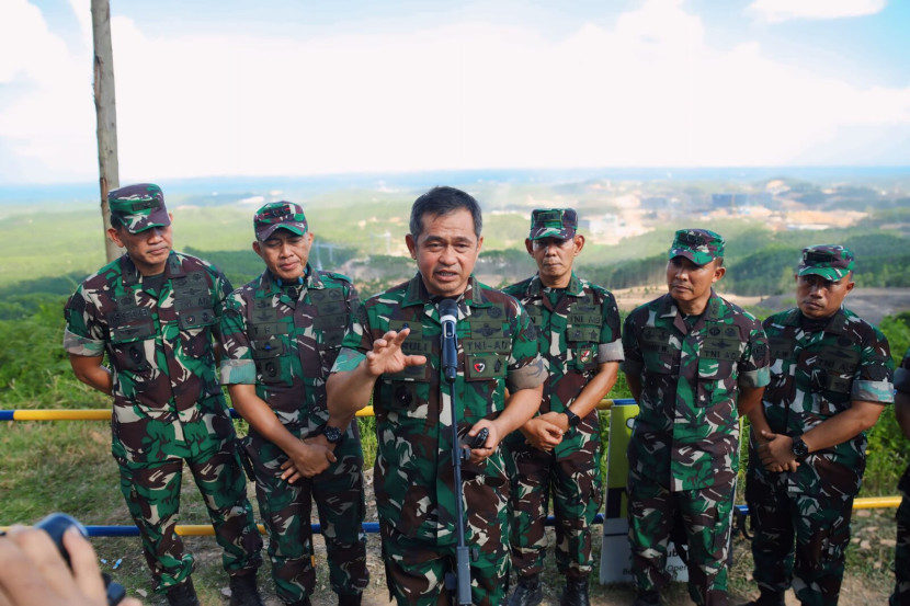 KSAD Jenderal Maruli Simanjuntak di IKN, Kalimantan Timur. Sumber:Republika.co.id