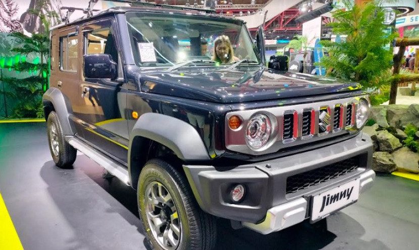 Suzuki Jimny 5 doors di IIMS 2024.            dok motoresto.id