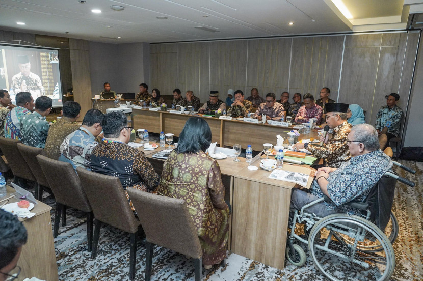 FGD Bertema “Model Kebijakan Penanggulangan Kemiskinan dan Tata Kelola Data di Kabupaten Musi Banyuasin”. (FOTO: Dinkominfo Muba)