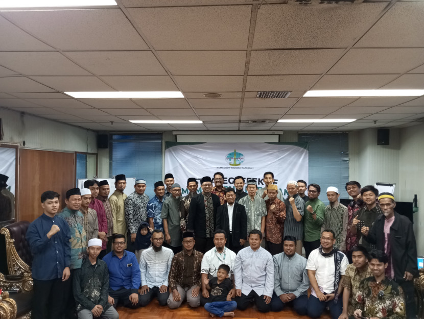 Workshop Humas Kelembagaan di Kantor DPP Wahdah Islamiyah, Jakarta, Ahad (25/2/2024).