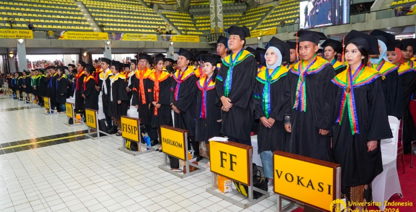 UI gelar wisuda tahun Akademik Semester Gasa 2023/2024.