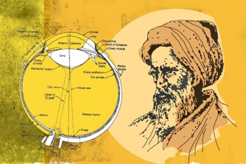 Ilmuwan Muslim Ibnu Haitham penemu optik (ilustrasi). (FOTO: emel.com)