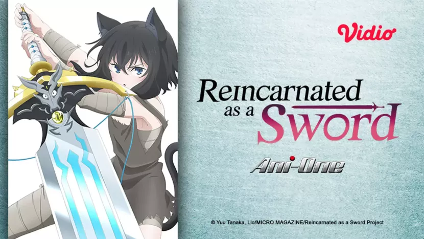 Poster Reincarnated as a Sword. (Sumber Foto: Vidio)