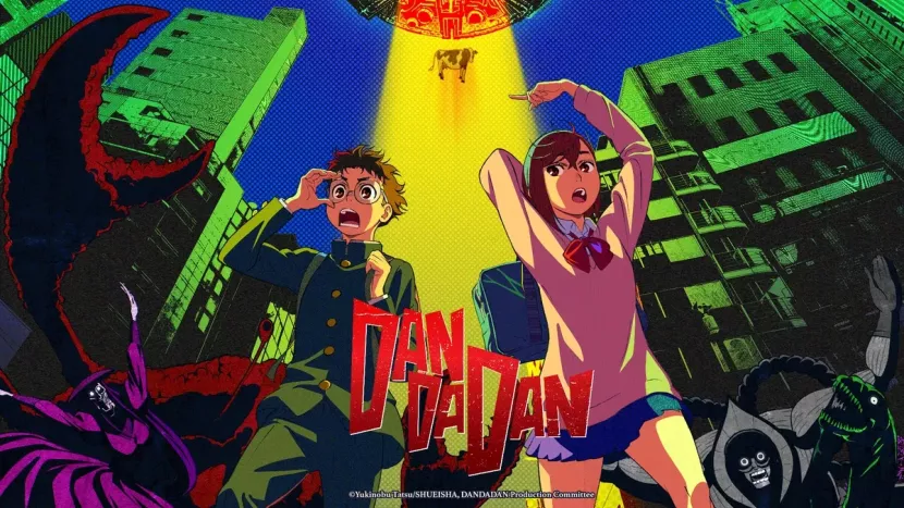 Poster resmi anime Dan Da Dan. (Crunchyroll)