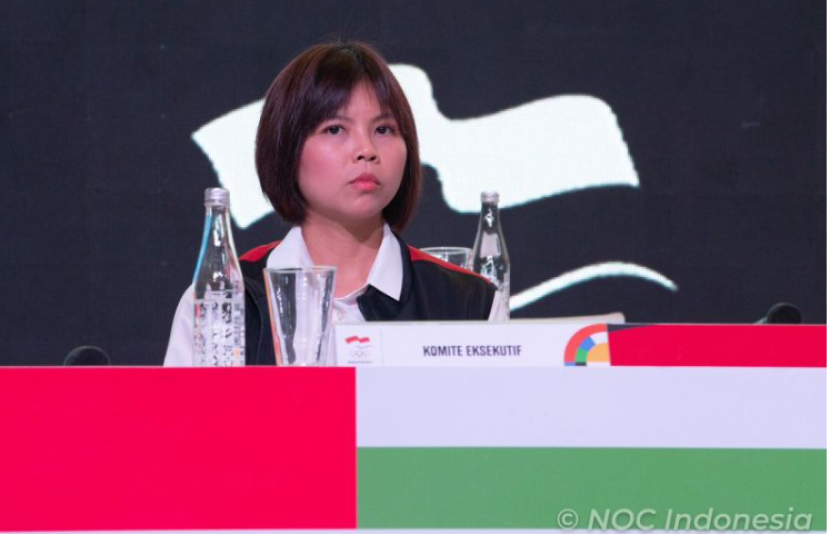 Mantan pemain bulutangkis, Greysia Polii resmi jadi Komite Eksekutif Komite Olimpiade Indonesia (KOI/NOC Indonesia). (Sumber foto: NOC Indonesia)